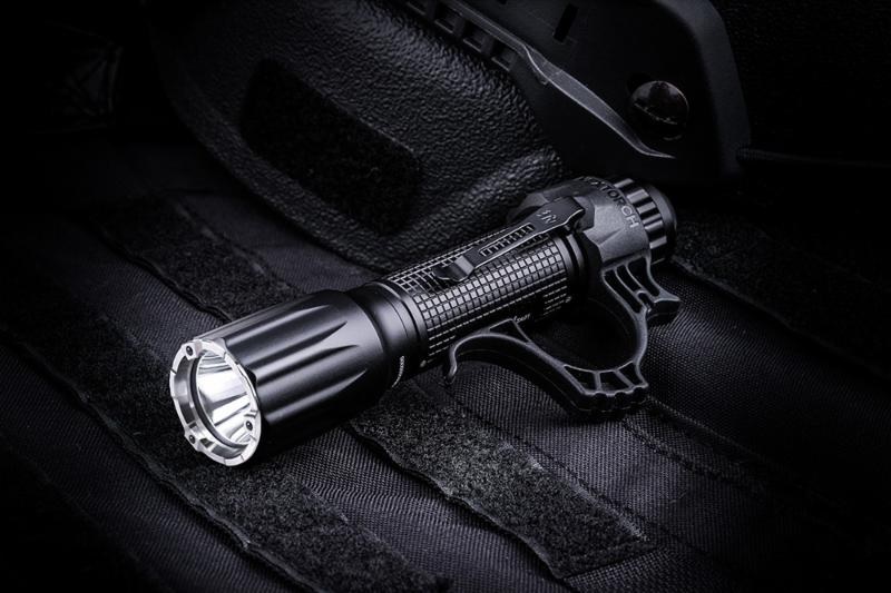 Nextorch TA30 TA30 Tactical Flashlight Black W/Clip Up To 1300 Lumens
