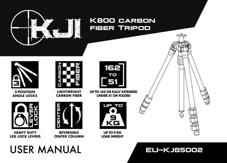 KJI Precision K700 e K800: i treppiedi per il tiro di precisione