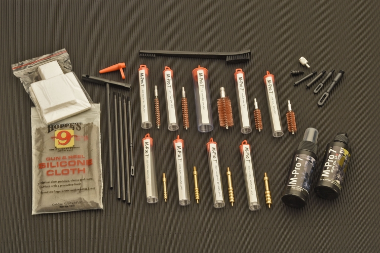 The M-Pro7 soft-sided cleaning kit includes most of what you need to keep your gun squeaky clean!