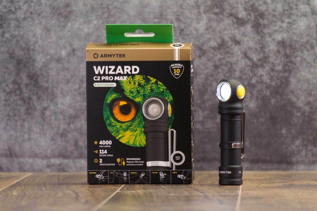 Armytek Wizard C2 Pro Max Magnet USB flashlight