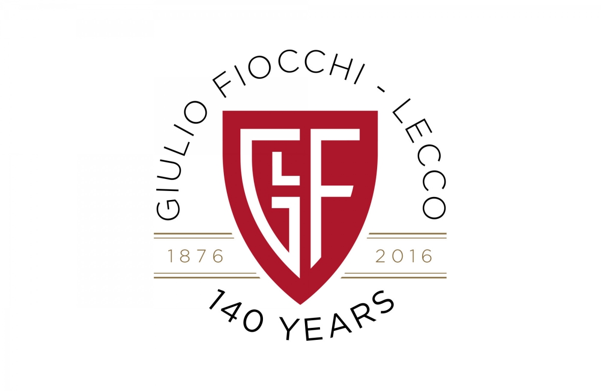 Il nuovo logo per i 140 anni di Fiocchi come presentato allo HIT Show 2016