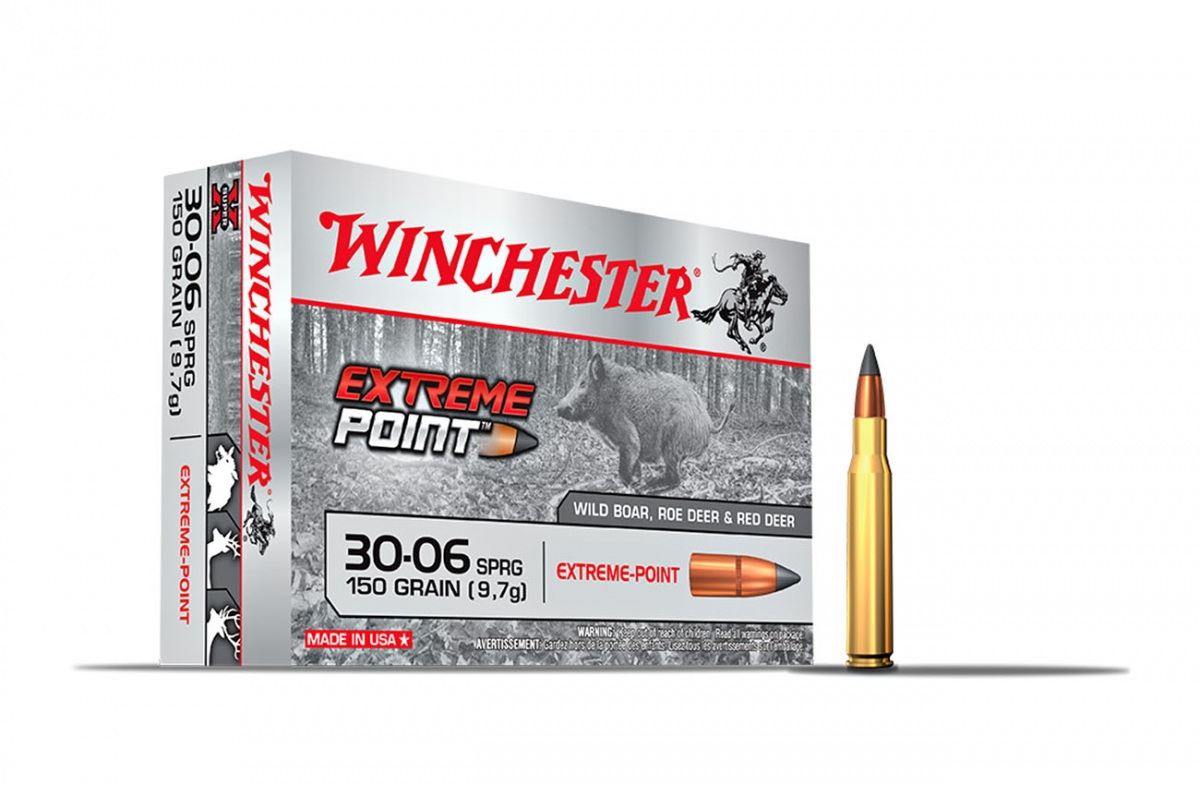 The new Winchester Extreme Point ammunition, with large polymer bullet tip