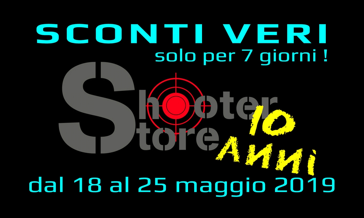 10 anni dell'Armeria Shooter Store di Roma