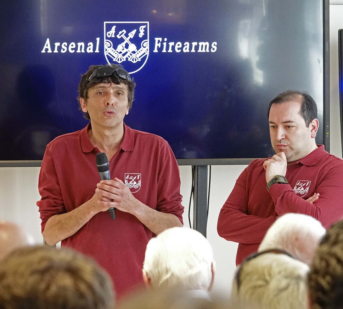 I due docenti della Arsenal Firearms Academy: Mauro Azzimondi e Davide Monorchio