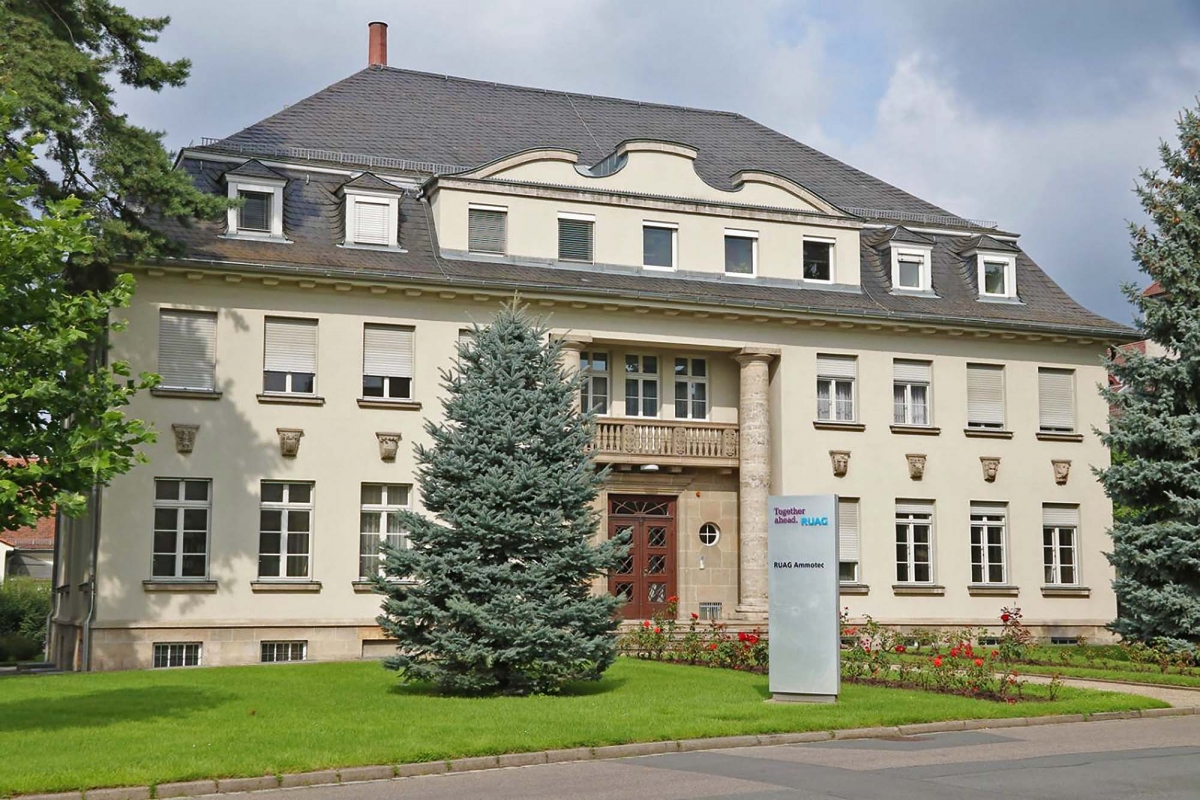 The RUAG Ammotec headquarters in Fürth, Germany