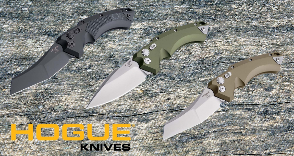 Hogue Knives introduces a new line of automatic knives – the EX-A05 – based on an Allen Elishewitz design