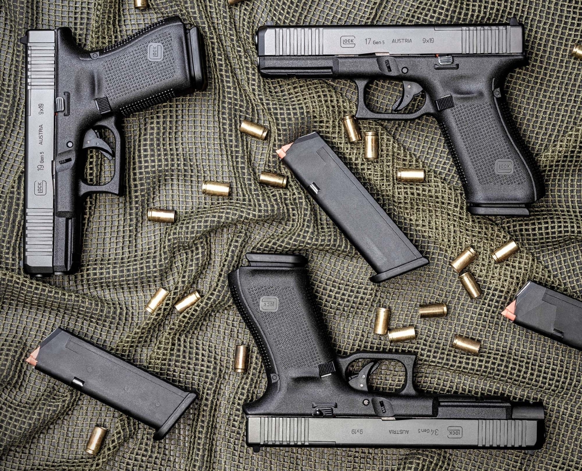Glock announces the new G45, G17 and G19 Gen5 MOS pistols