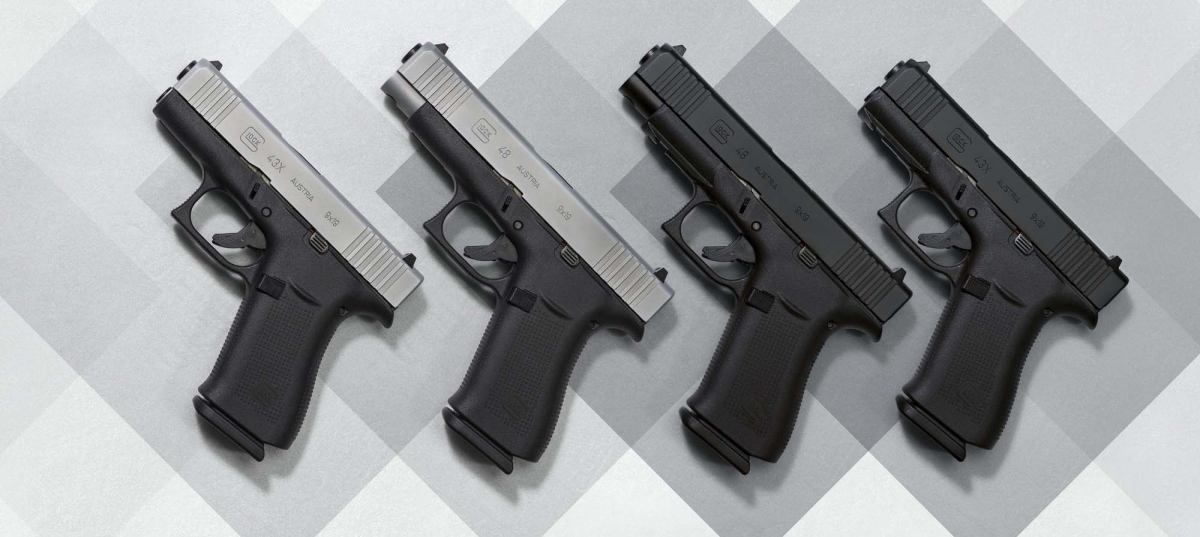 New Glock 43X and Glock 48 pistols, now with rails!