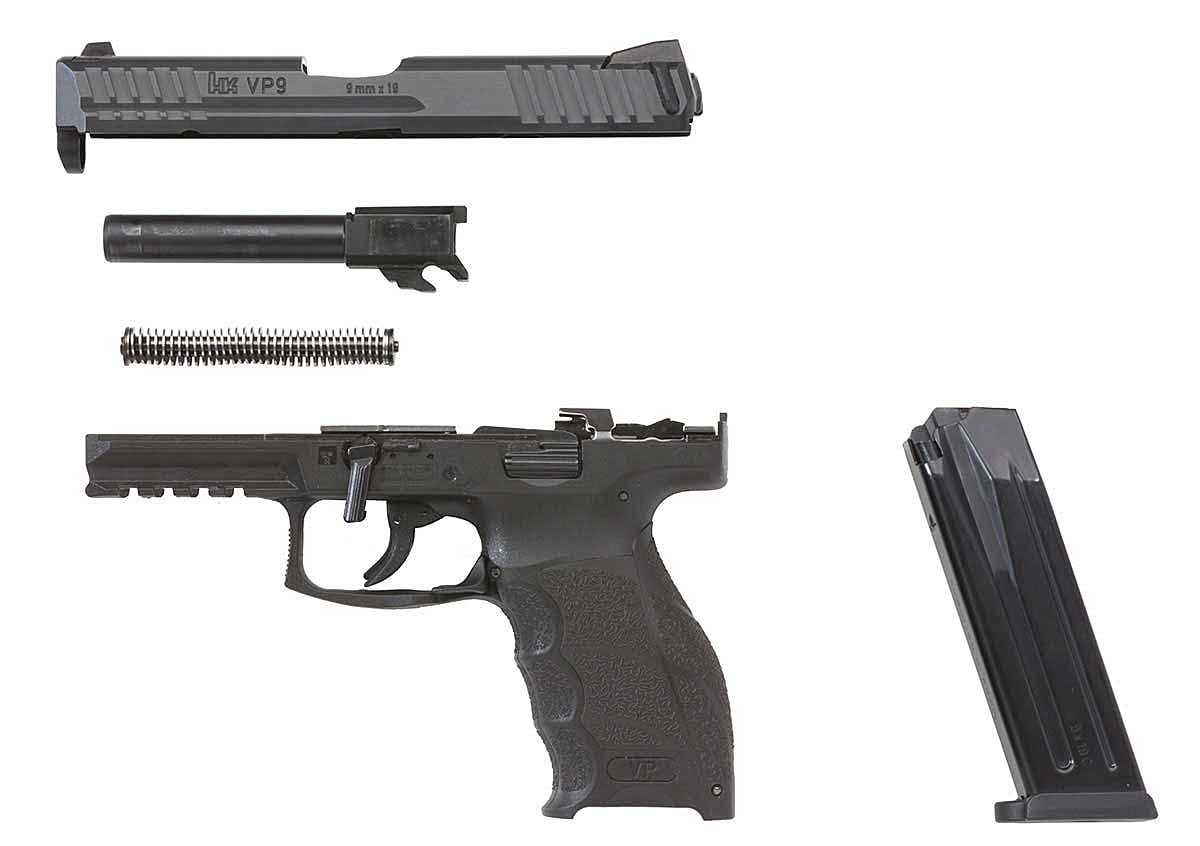 Aside from the new magazine release system, the VP9-B is mechanically identical to the other variants of the Heckler & Koch VP9 series. The VP9 is only available in north America: its European counterpart is known as the SFP-9.