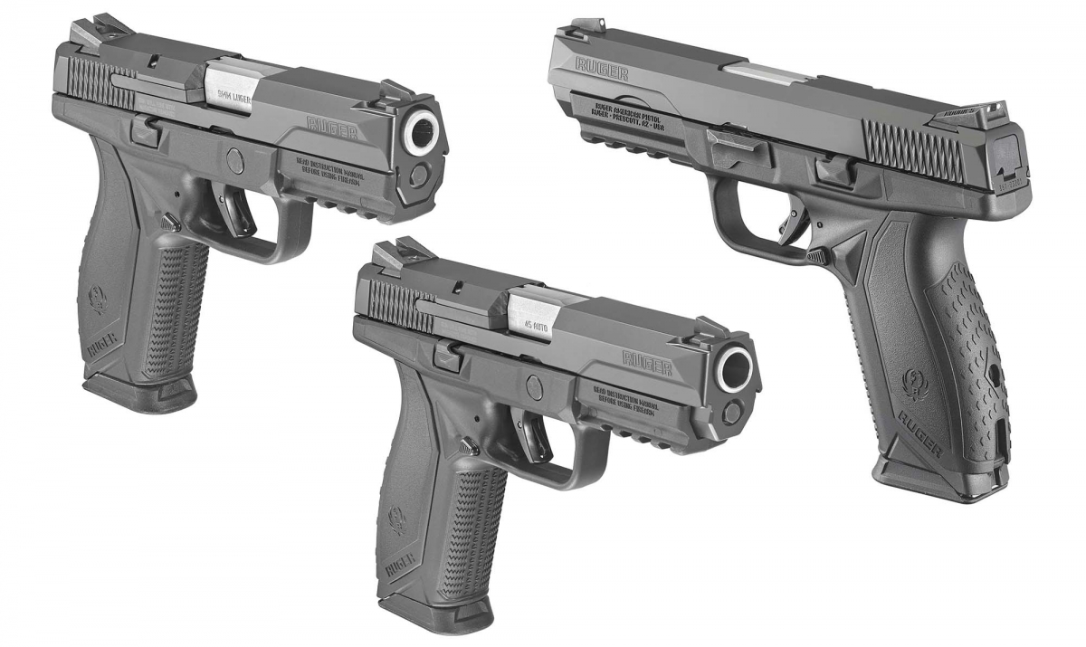 Ruger American Pistol comes in two calibers: 9mm and .45 ACP