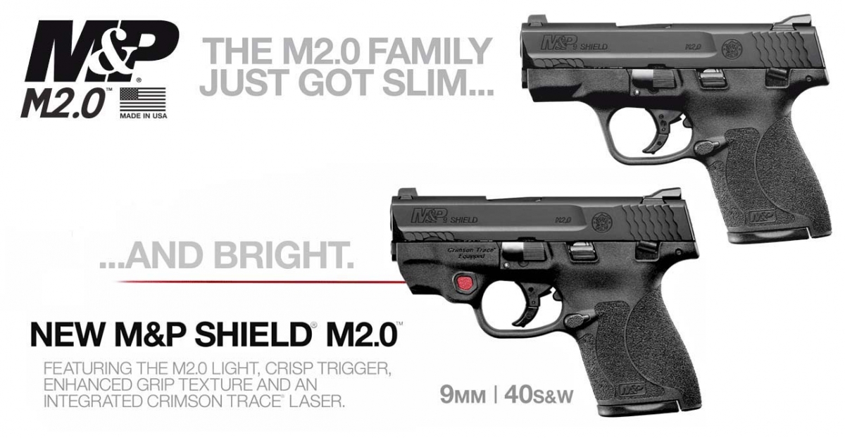 Smith & Wesson announces the M&P Shield M2.0 pistol series