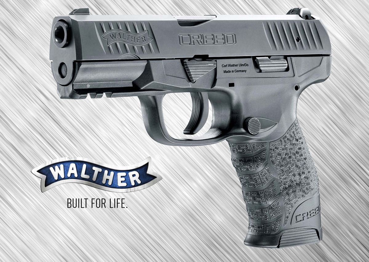 Il modello Creed è la nuova pistola semi-automatica da difesa-servizio presentata dalla Walther Arms