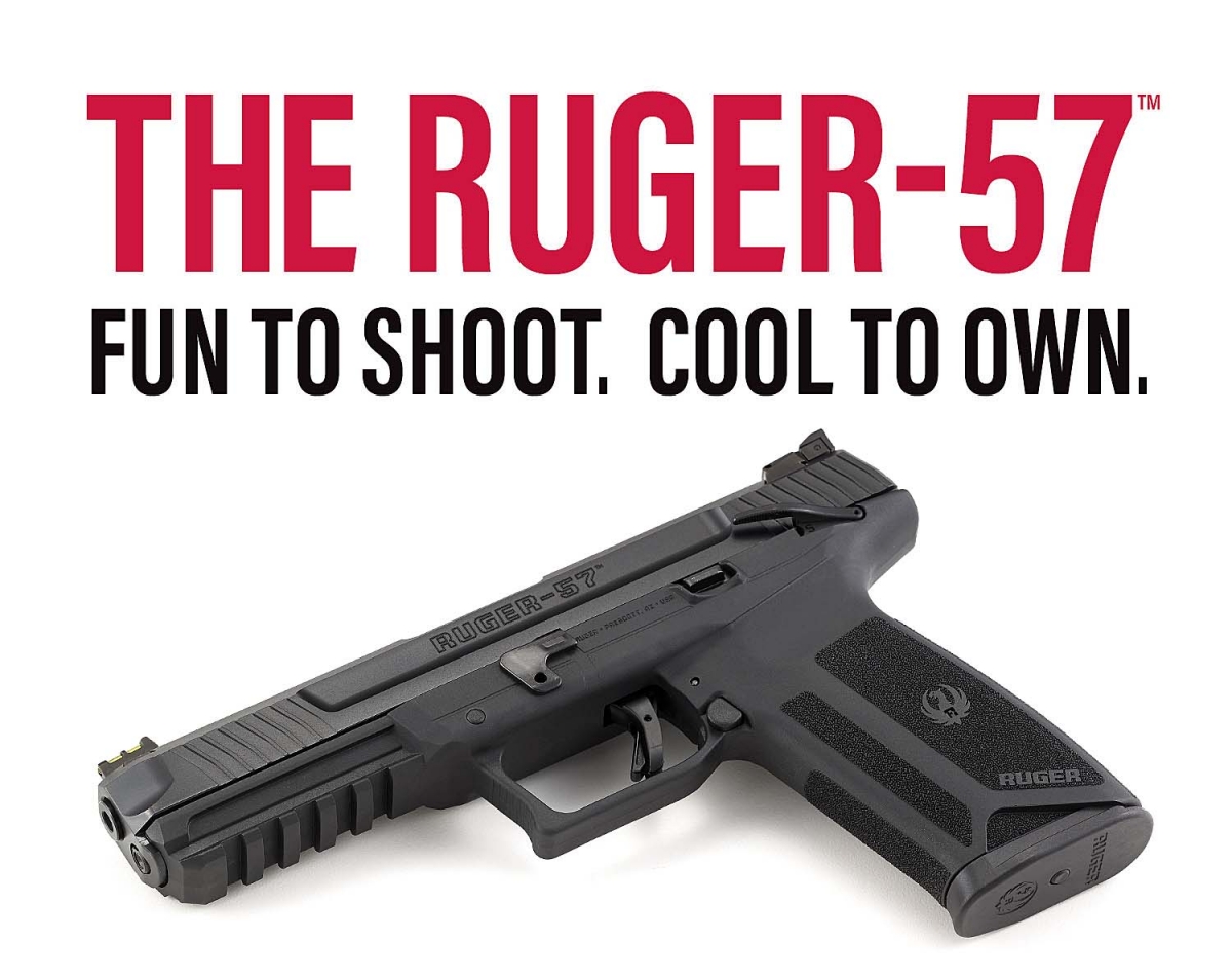 Ruger-57, la nuova pistola in calibro 5.7x28 mm