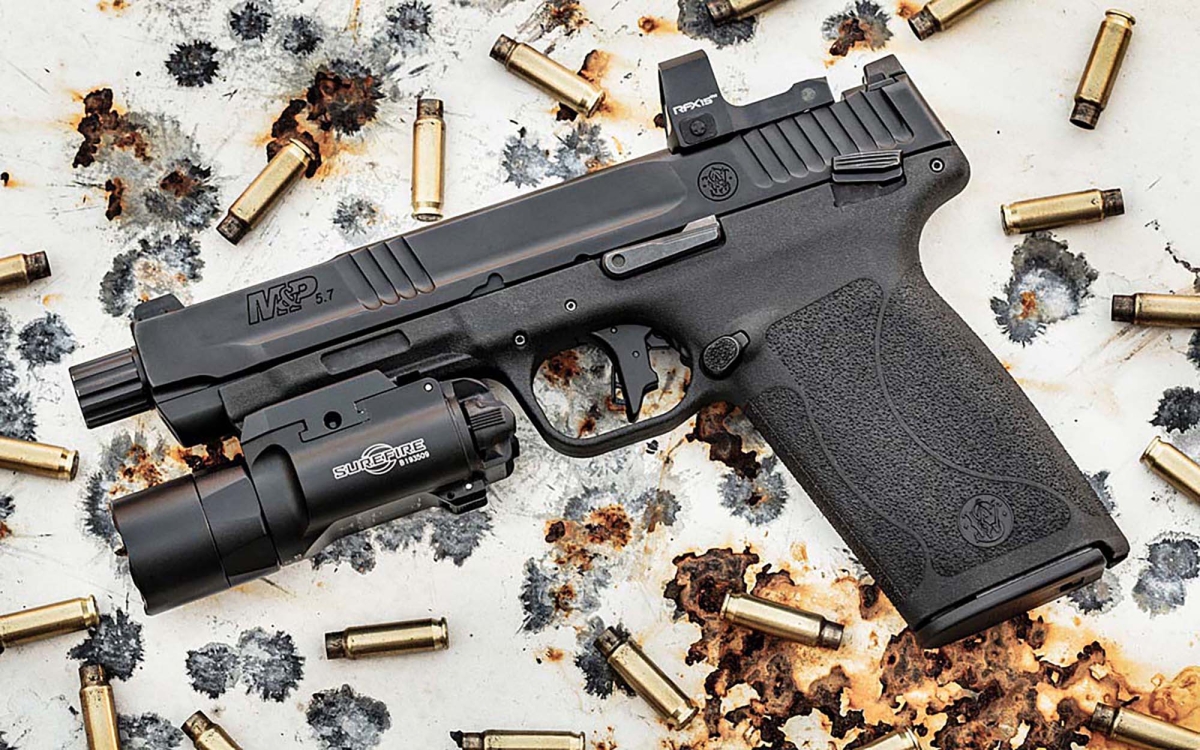 Smith &amp; Wesson M&amp;P5.7 at the SHOT Show 2023