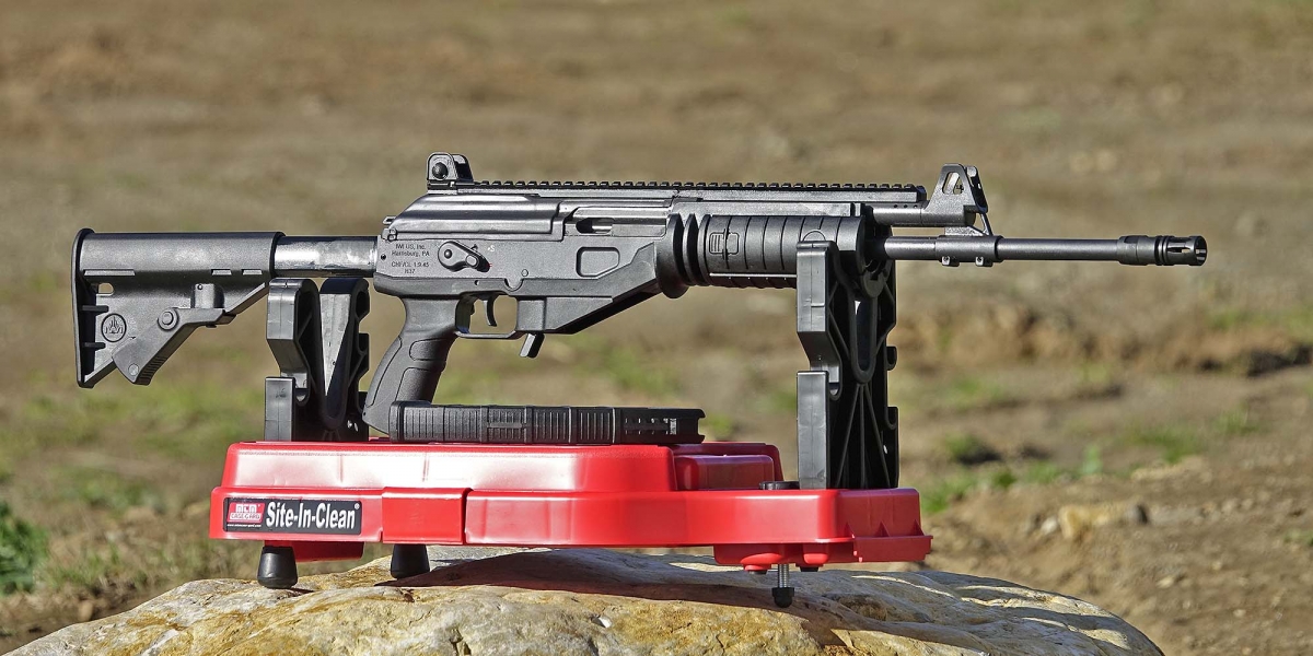Side view of the IWI Galil ACE rifle
