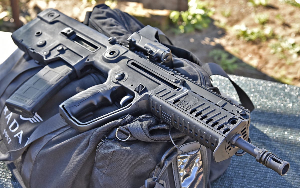 The design of the X95 semi-automatic rifle is definitely captivating