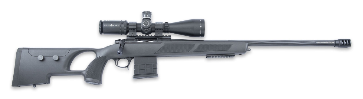 Sabatti Urban Sniper bolt-action rifle with Sightmark Latitude 6.25-25x56 PRS riflescope