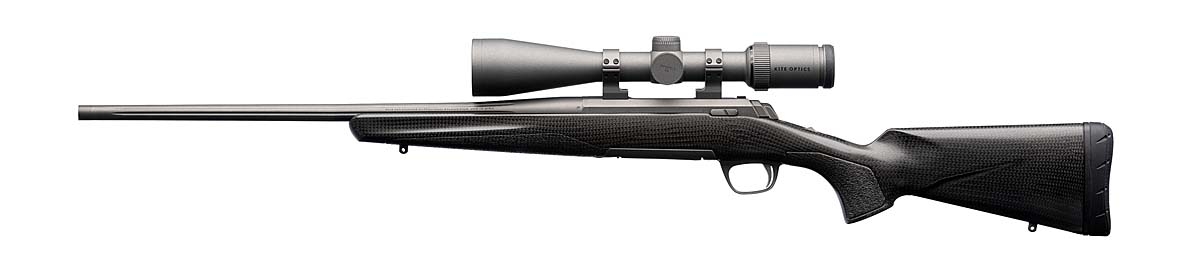 Browning X-Bolt Pro Carbon Flute Cerakote Threaded bolt-action hunting rifle – left side