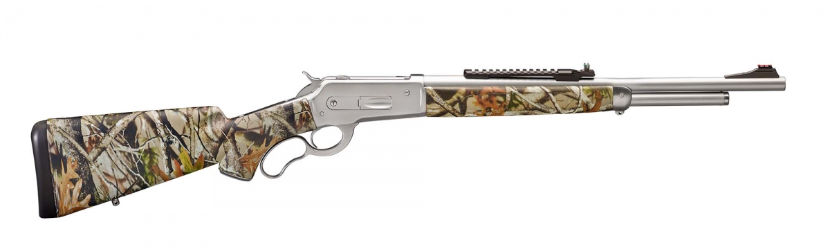 Pedersoli Lever Action 86-71 Stainless Steel Guide Master rifle, a rugged chice for exttreme hunting conditions