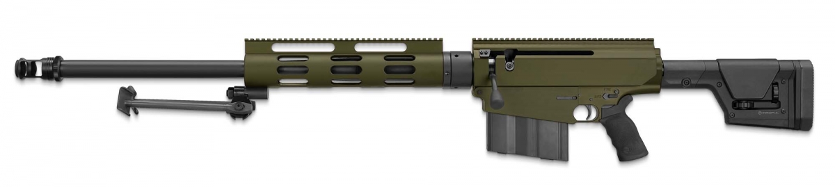 Fucile Remington R2mi calibro .50 BMG, lato sinistro