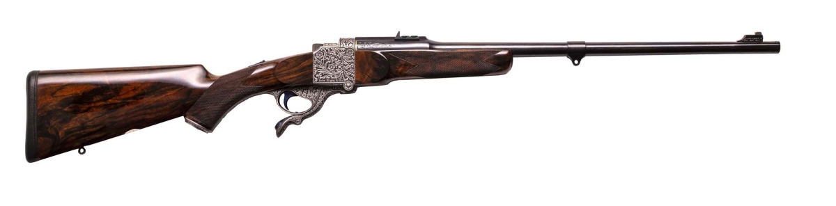 John Rigby & Co. .416 Falling Block rifle – right side