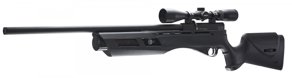 The Umarex Gauntlet air rifle comes equipped with an 11mm dovetail for a scope (not included)