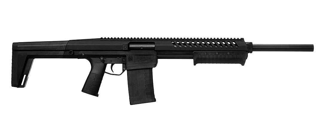 Blackwater Firearms Sentry 12 pump-action magazine-fed shotgun, right side