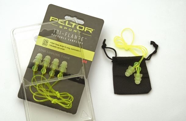 The Peltor Sport earplugs, manufactured by the same company