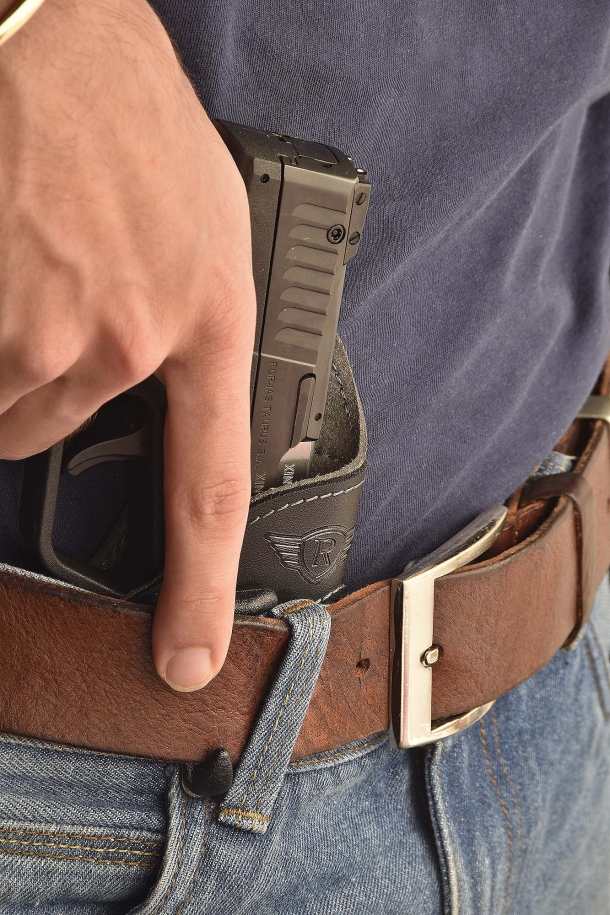 A quality inside-the-pants holster must allow quick and easy drawing while at the same time granting deep concealment