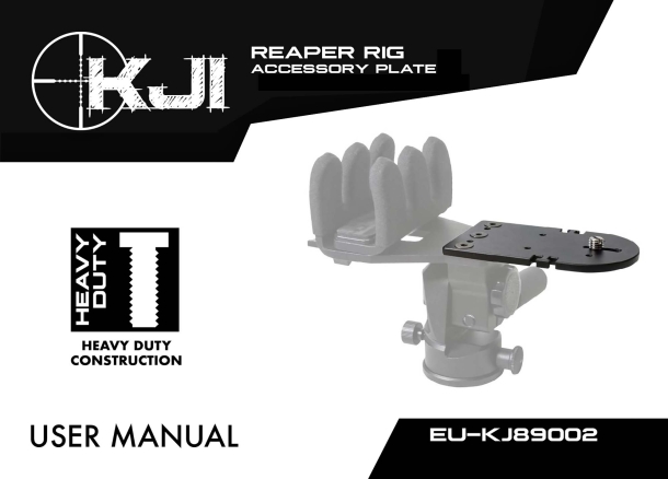 KJI Reaper Grip e Reaper Rig Accessory Plate: l'interfaccia... più che stabile!