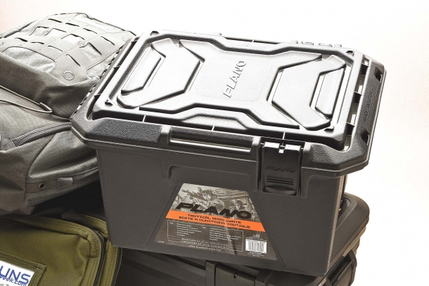 Plano Tactical Ammo Crate: it offers heavy-duty construction and is stackable