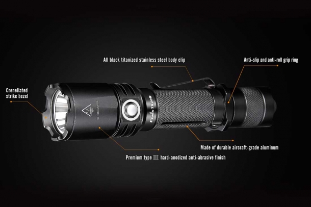Fenixlight TK20R rechargeable flashlight