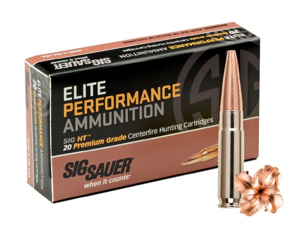 SIG Sauer Elite Performance new ammunition The SIG Sauer Elite Performance 120gr HT 300BLK supersonic hunting cartridge