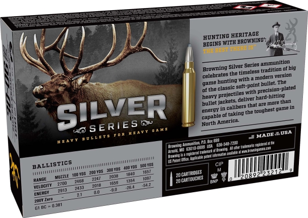Browning introduces new Silver Series hunting ammunition