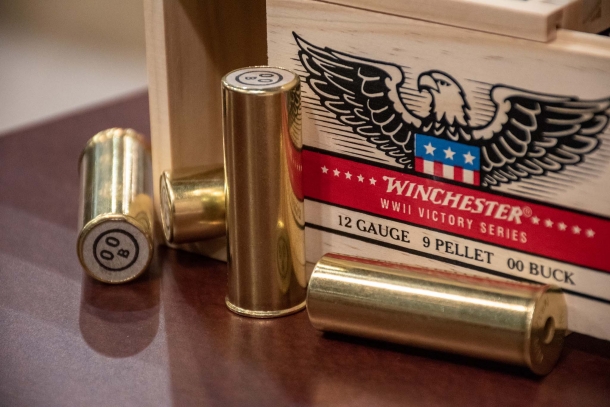 Winchester WWII Victory Series ammunition in 12-gauge and .30 M1