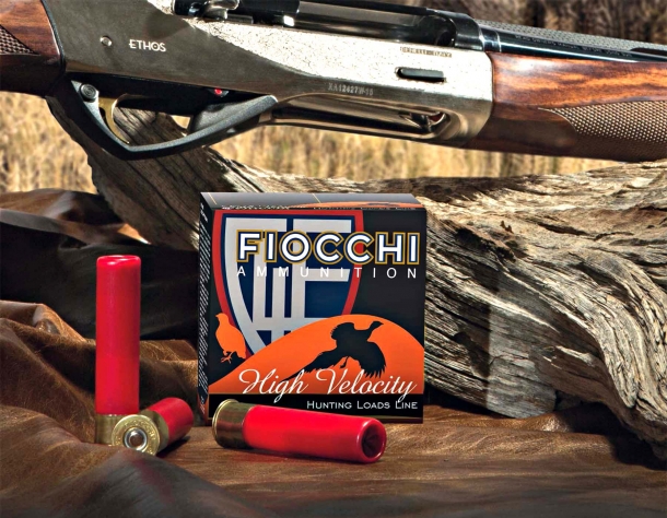 Fiocchi 28 gauge 3” shotshell, realized in cooperation with Benelli USA for their Benelli ETHOS shotgun