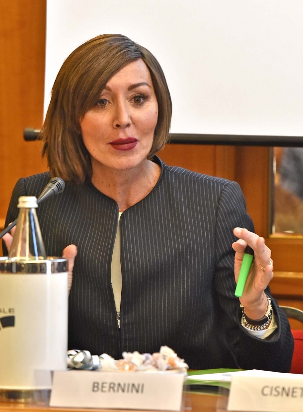 La Senatrice Anna Maria Bernini, Vicepresidente del gruppo di Forza Italia al Senato