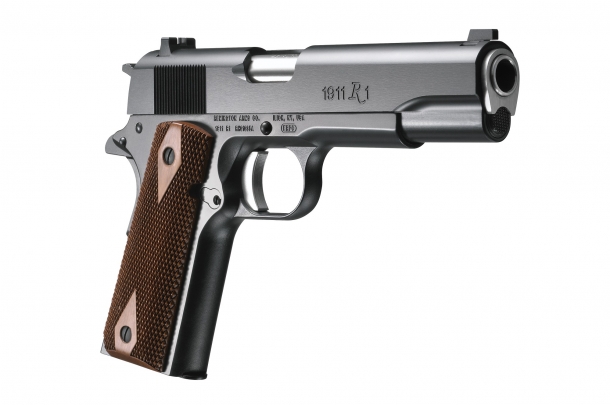 Il secondo premio: pistola semi-automatica Remington 1911 R1 calibro .45 ACP