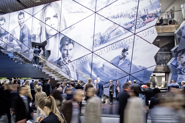 A view of the Baselworld luxury fair