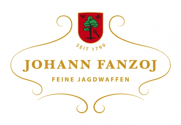 Johann Fanzoj logo. The Austrian Gunmaker is active in Ferlach since 1790