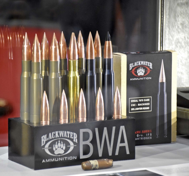 BLACKWATER AMMUNITION ha presentato le sue munizioni calibro .50 BMG con bossolo in lega all'IWA 2018 di Norimberga