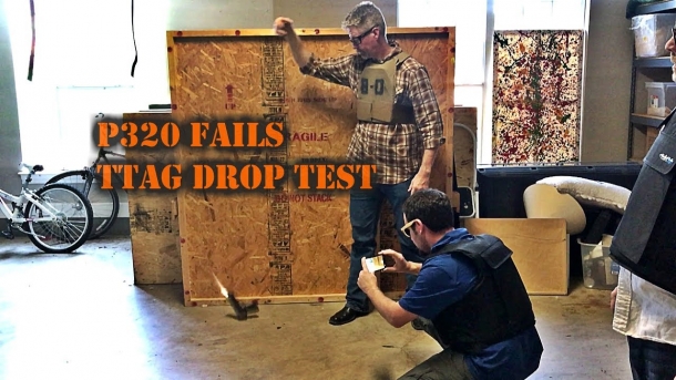 A multitude of independent testers in the U.S. have shown that the P320 can discharge if dropped at a certain aingle