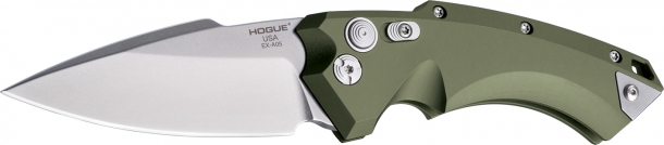 Hogue's EX-A05 are automatic opening variants of the Hogue X5 folder knife