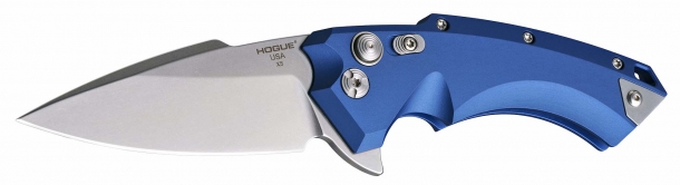 The Hogue X5 knife is available with a spear-point blade or a Wharncliffe blade