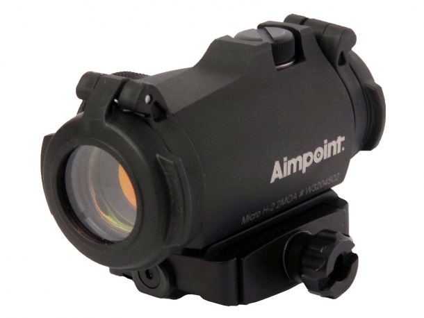 Aimpoint Micro H-2 red dot sight with dedicated mount for the SAKO Optilock system