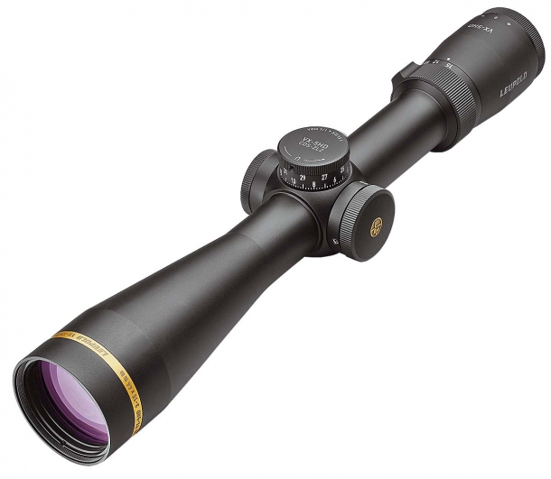 At least six reticles are available for the Leupold VX-5HD riflescope line