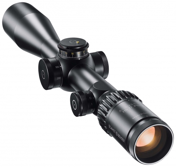 Schmidt & Bender new riflescopes for 2016 With its reliable 9x zoom, the new 5-45x56 PM II High Power offers brilliant optics and high resolution right up to the edge of the field of view