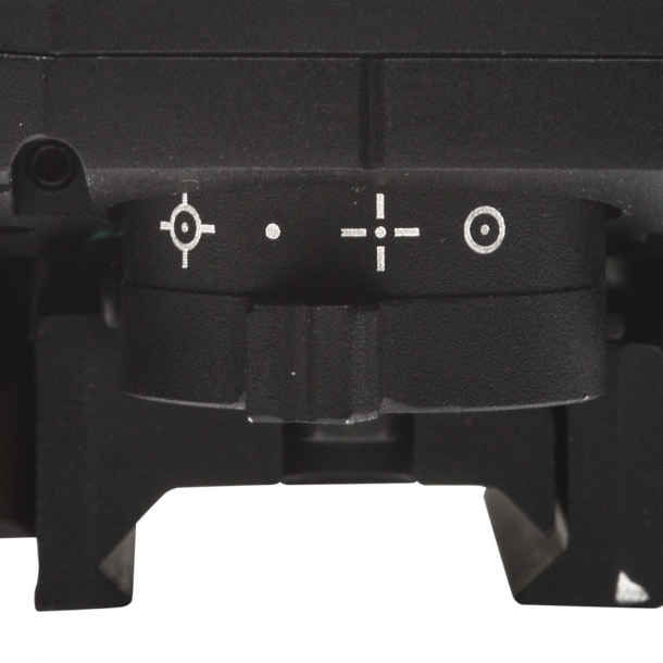 All entries in Sightmark's RAM line of reflex sights offer a choice of four variable reticles