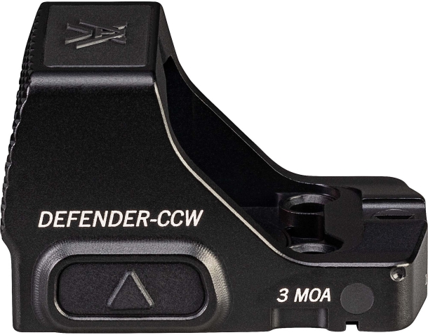 Vortex Optics Defender-CCW micro red dot sight – left side