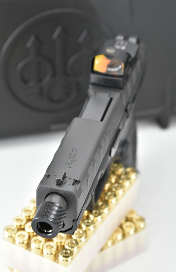 The Beretta APX Combat is manufactured in three calibers: 9x19, 9x21 IMI and .40 Smith & Wesson